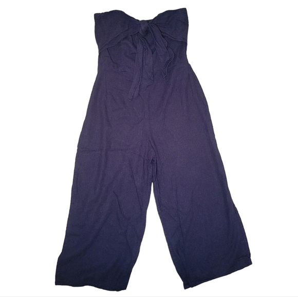 Gypsies and Moondust Linen Blend Romper - Picture 1 of 5